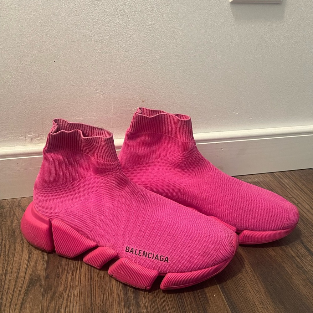 Pink Balenciaga Speed Trainer